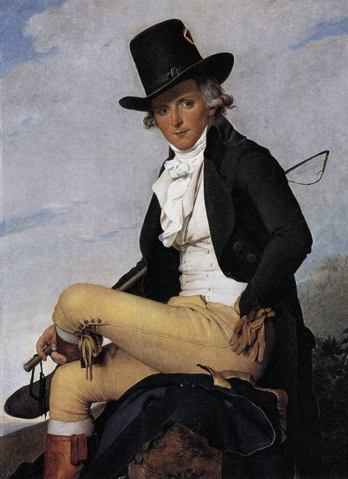 Portrait of Pierre Seriziat- Jacques-Louis David