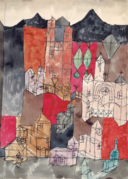 City of Churches (Churches in the Mountains) - Paul Klee