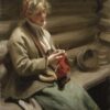 Tricot fille dalécarlienne. Chou Margit, 1901 - Anders Zorn - Reproductions de tableaux et peintures haut de gamme