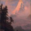 Lever de soleil sur le Cervin - Albert Bierstadt - Reproductions de tableaux et peintures haut de gamme