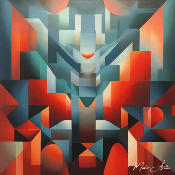 Geometric Tableau Artwork