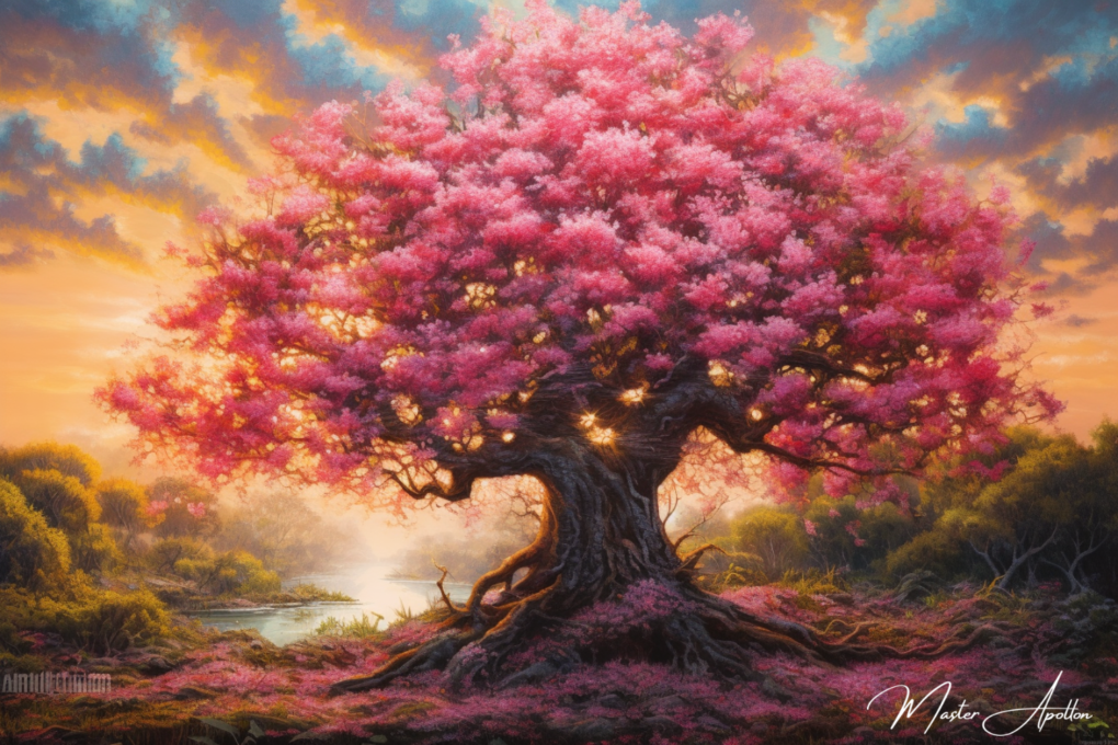 Tableau arbre en fleur beauté - Reproductions de tableaux et peintures haut de gamme