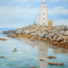 Tableau bretagne contemporain le phare - Reproductions de tableaux et peintures haut de gamme