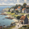 Tableau bretagne contemporain mer - Reproductions de tableaux et peintures haut de gamme