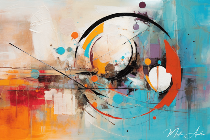 Contemporary abstract painting: Balance