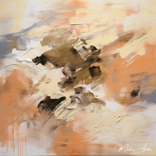 Tableau contemporain abstrait nuance - Reproductions de tableaux et peintures haut de gamme