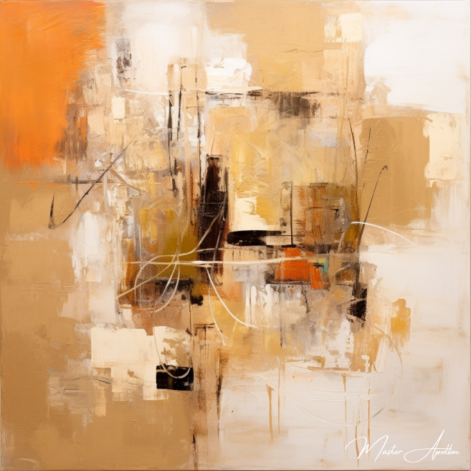 Contemporary abstract painting