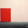 Tableau minimaliste la porte rouge - Reproductions de tableaux et peintures haut de gamme