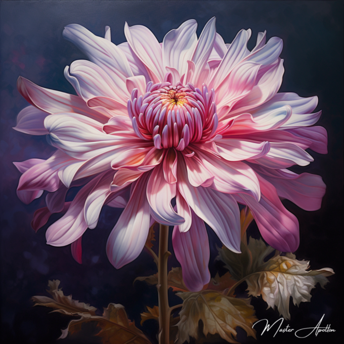 Contemporary morning flower painting