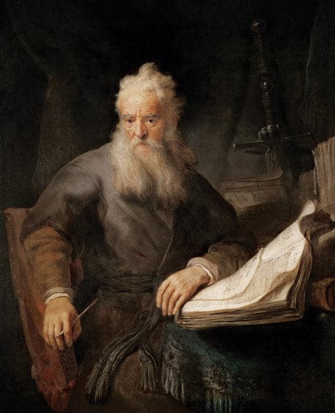 The Apostle Paul by Rembrandt c.1630 - Rembrandt van Rijn