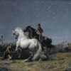 Les voleurs de chevaux - Eugène Delacroix - Reproductions de tableaux et peintures haut de gamme