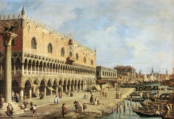 The Riva degli Schiavoni, Venice - Giovanni Antonio Canal