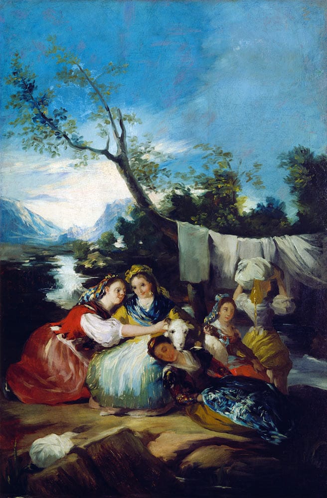 The Washerwomen - Francisco de Goya