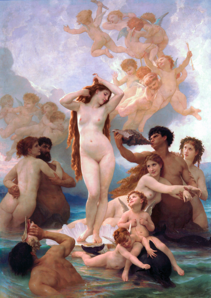 The Birth of Venus - William Bouguereau