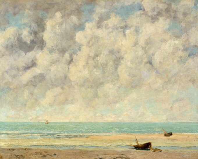 Mer calme - Gustave Courbet - Reproductions de tableaux et peintures haut de gamme