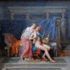 Les amours de Paris et d'Hélène - Jacques-Louis David - Reproductions de tableaux et peintures haut de gamme