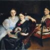 Les Mademoiselles Vickers - John Singer Sargent - Reproductions de tableaux et peintures haut de gamme