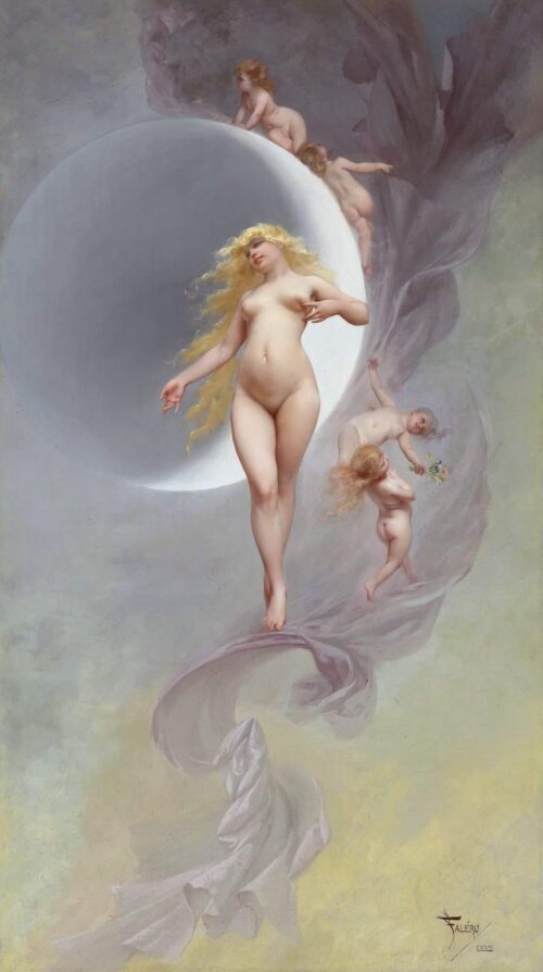 La planète Vénus - Luis Ricardo Falero - Reproductions de tableaux et peintures haut de gamme