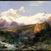 La chaîne Teton - Thomas Moran - Reproductions de tableaux et peintures haut de gamme