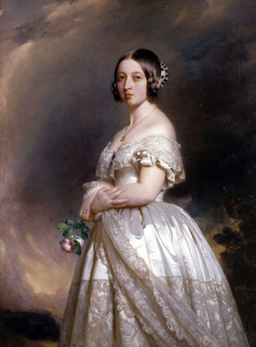 La jeune reine Victoria - Franz Xaver Winterhalter - Reproductions de tableaux et peintures haut de gamme