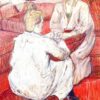 Les joueurs de cartes - Toulouse Lautrec - Reproductions de tableaux et peintures haut de gamme