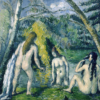 Trois baigneuses - Paul Cézanne - Reproductions de tableaux et peintures haut de gamme