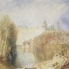 Vue du château de Warwick - William Turner - Reproductions de tableaux et peintures haut de gamme