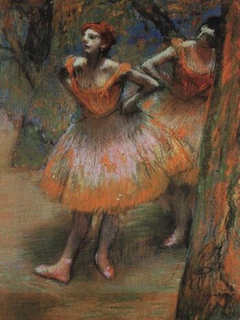 Deux danseurs - Edgar Degas - Reproductions de tableaux et peintures haut de gamme