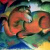 Le taureau rouge - Franz Marc - Reproductions de tableaux et peintures haut de gamme