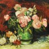 Pivoine et des roses - Van Gogh - Reproductions de tableaux et peintures haut de gamme