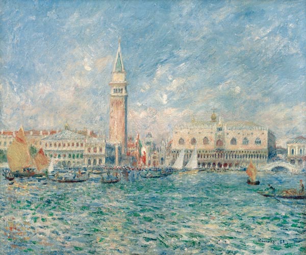 Venice (Doge's Palace) - Pierre-Auguste Renoir