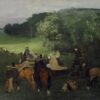 Sur le champ de course - Edgar Degas - Reproductions de tableaux et peintures haut de gamme