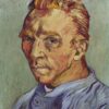 Autoportrait sans barbe - Van Gogh - Reproductions de tableaux et peintures haut de gamme