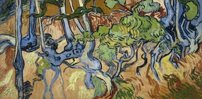 Racines d'arbres - Van Gogh - Reproductions de tableaux et peintures haut de gamme