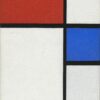 Composition avec du rouge et du bleu - Mondrian - Reproductions de tableaux et peintures haut de gamme