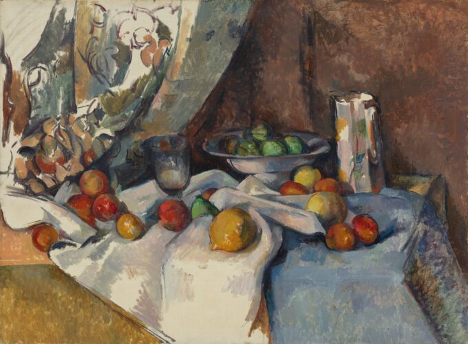 Still Life with Apples - Paul Cézanne Oil Painting Reproduction