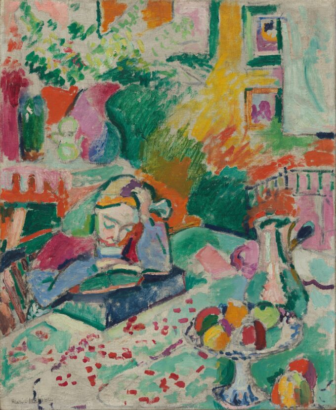 Interior with a Young Girl Reading - Matisse