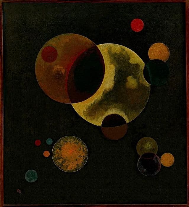 Heavy Circles - Vassily Kandinsky