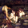 Hylas et les Nymphes - John William Waterhouse - Reproductions de tableaux et peintures haut de gamme