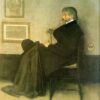 Arrangement en gris et noir, n° 2 : Portrait de Thomas Carlyle - James Abbott McNeill Whistler - Reproductions de tableaux et peintures haut de gamme