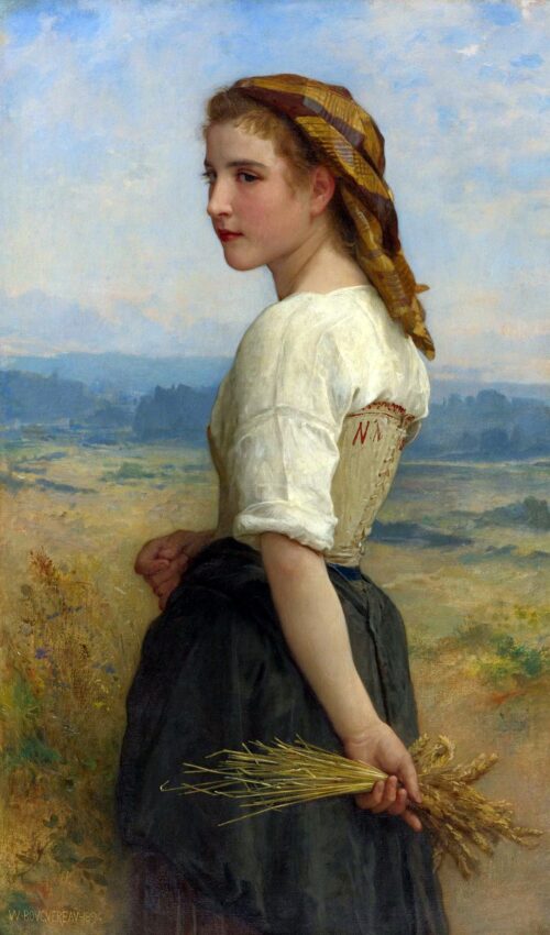 Glaneuse - William Bouguereau - Reproductions de tableaux et peintures haut de gamme