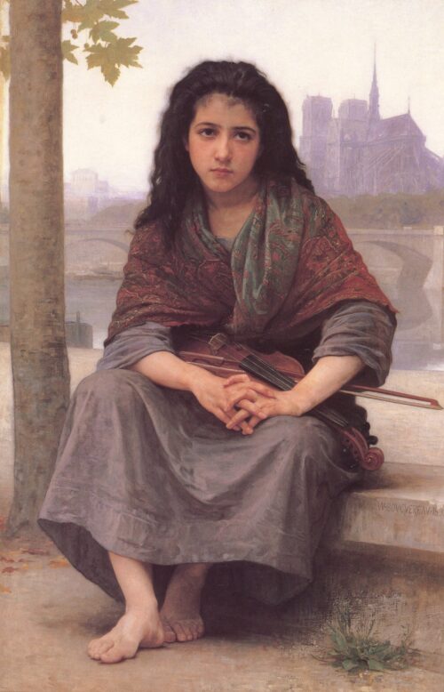 La Bohémienne - William Bouguereau - Reproductions de tableaux et peintures haut de gamme