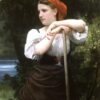 Faneuse - William Bouguereau - Reproductions de tableaux et peintures haut de gamme