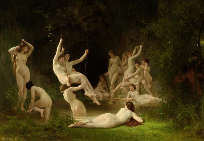 The Nymphaeum - William Bouguereau