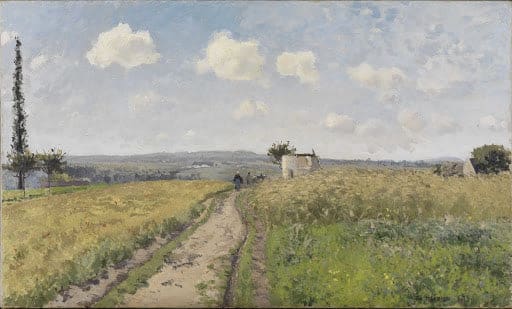 Morning of June near Pontoise – Camille Pissarro Oil Painting Reproduction