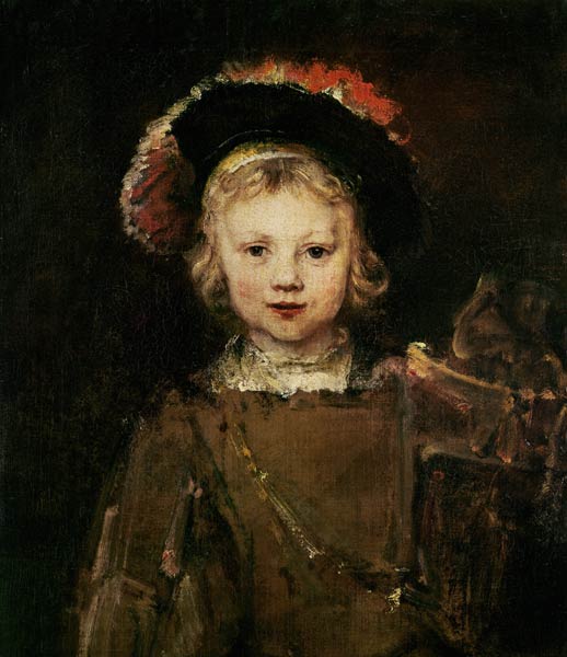 Young Boy in Fancy Dress - Rembrandt van Rijn