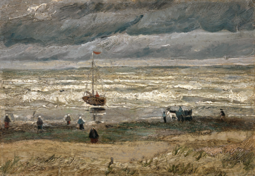 La plage de Schéveningue - Van Gogh - Reproductions de tableaux et peintures haut de gamme