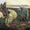 Un chevalier à la croisée des chemins - Viktor Vasnetsov - Reproductions de tableaux et peintures haut de gamme