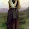 Une petite bergère - William Bouguereau - Reproductions de tableaux et peintures haut de gamme