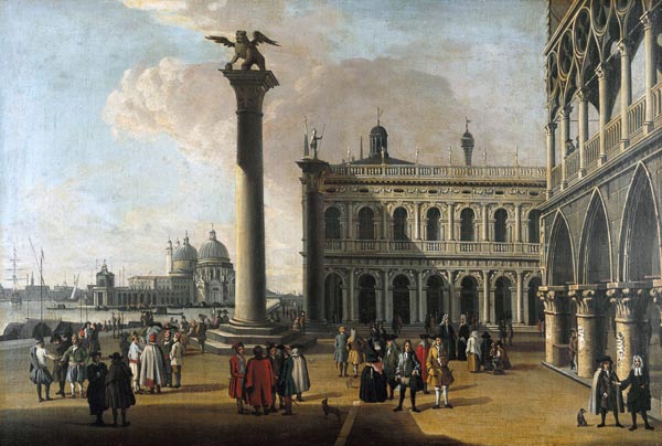 A view of the Piazzetta looking west - Giovanni Antonio Canal